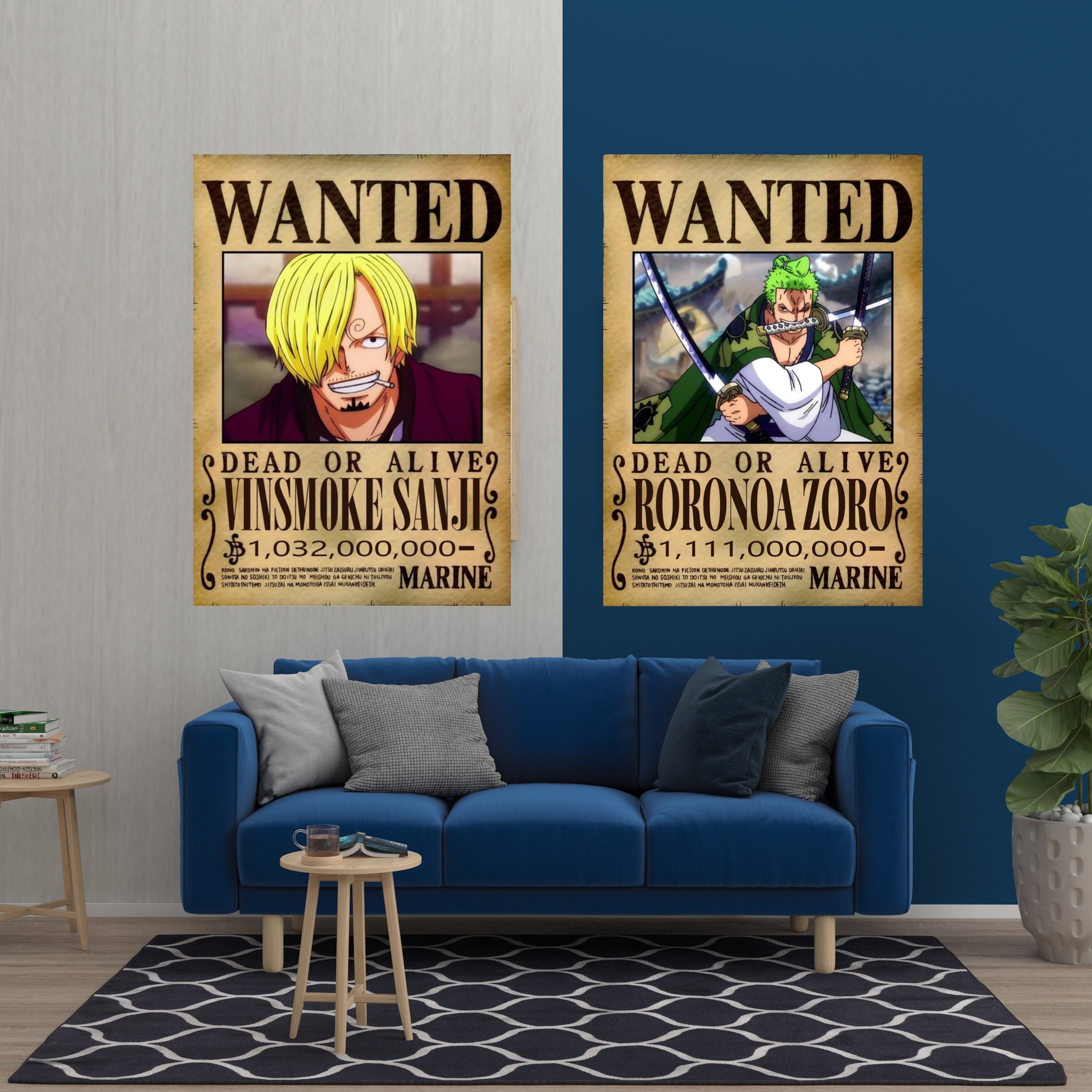 ONE PIECE : WANTED | Poster Frames HD Metal Print | (12 * 8 inch)