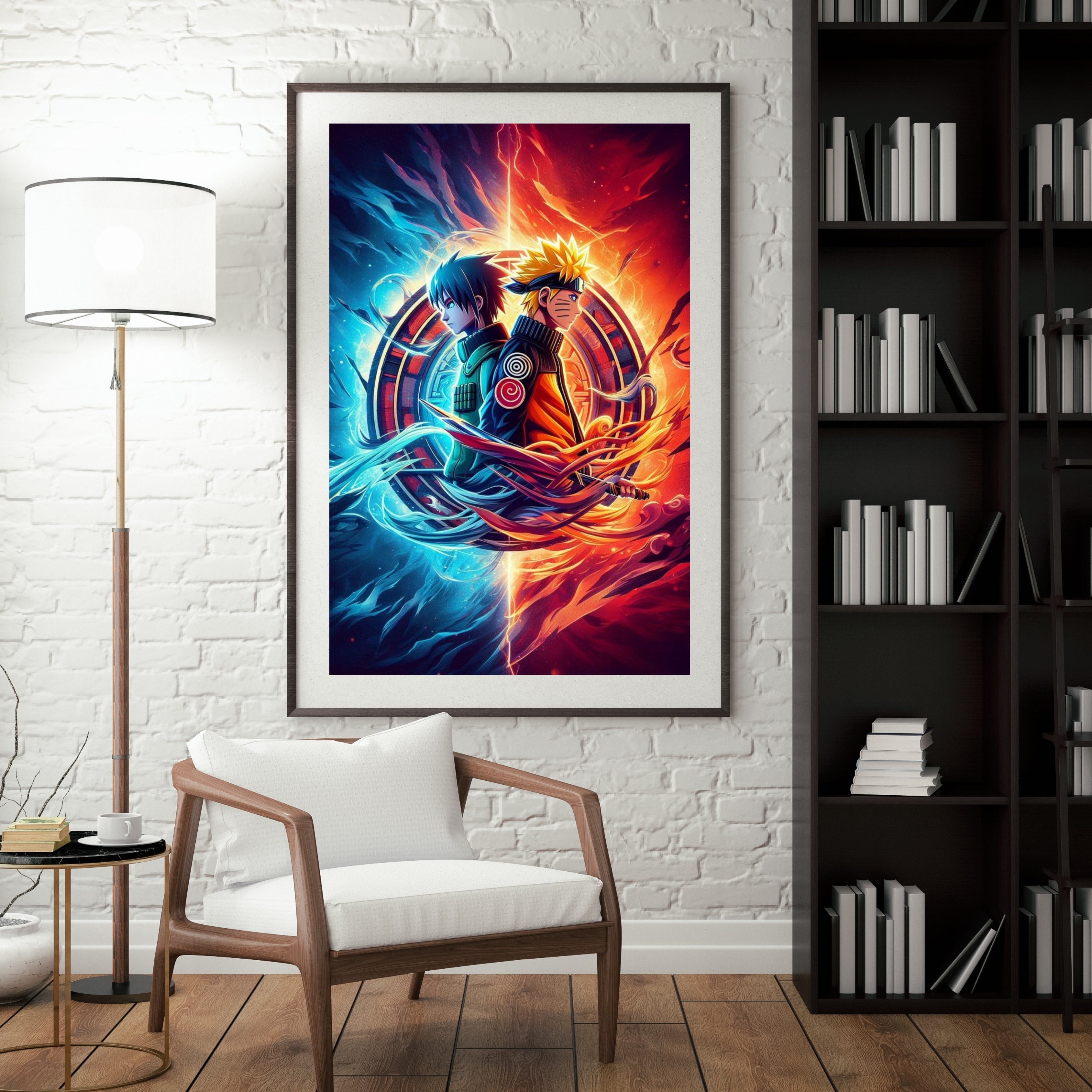 Naruto Uzumaki  |  Poster Frames HD Metal Print | A4 (12 * 8 inch)