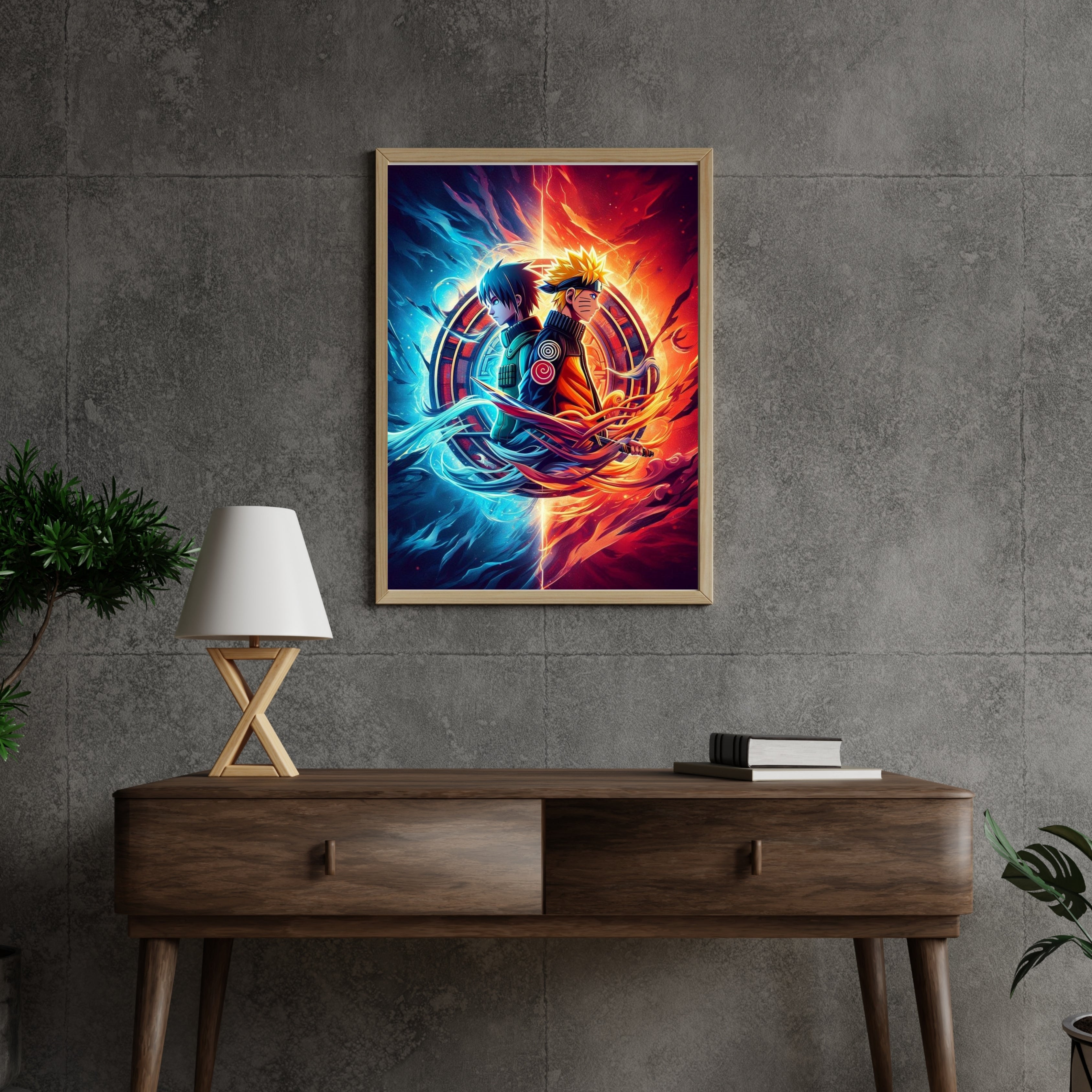 Naruto Uzumaki  |  Poster Frames HD Metal Print | A4 (12 * 8 inch)