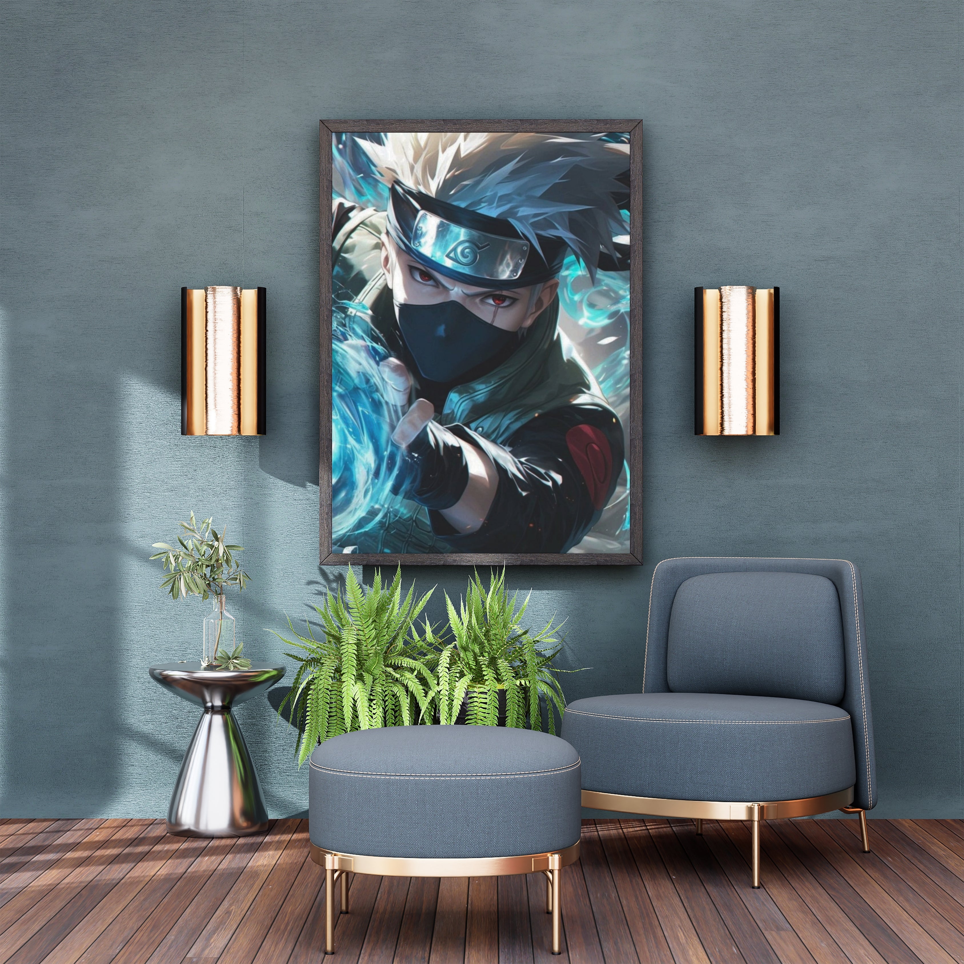 Naruto Uzumaki |  Poster Frames HD Metal Print | A4 (12 * 8 inch)