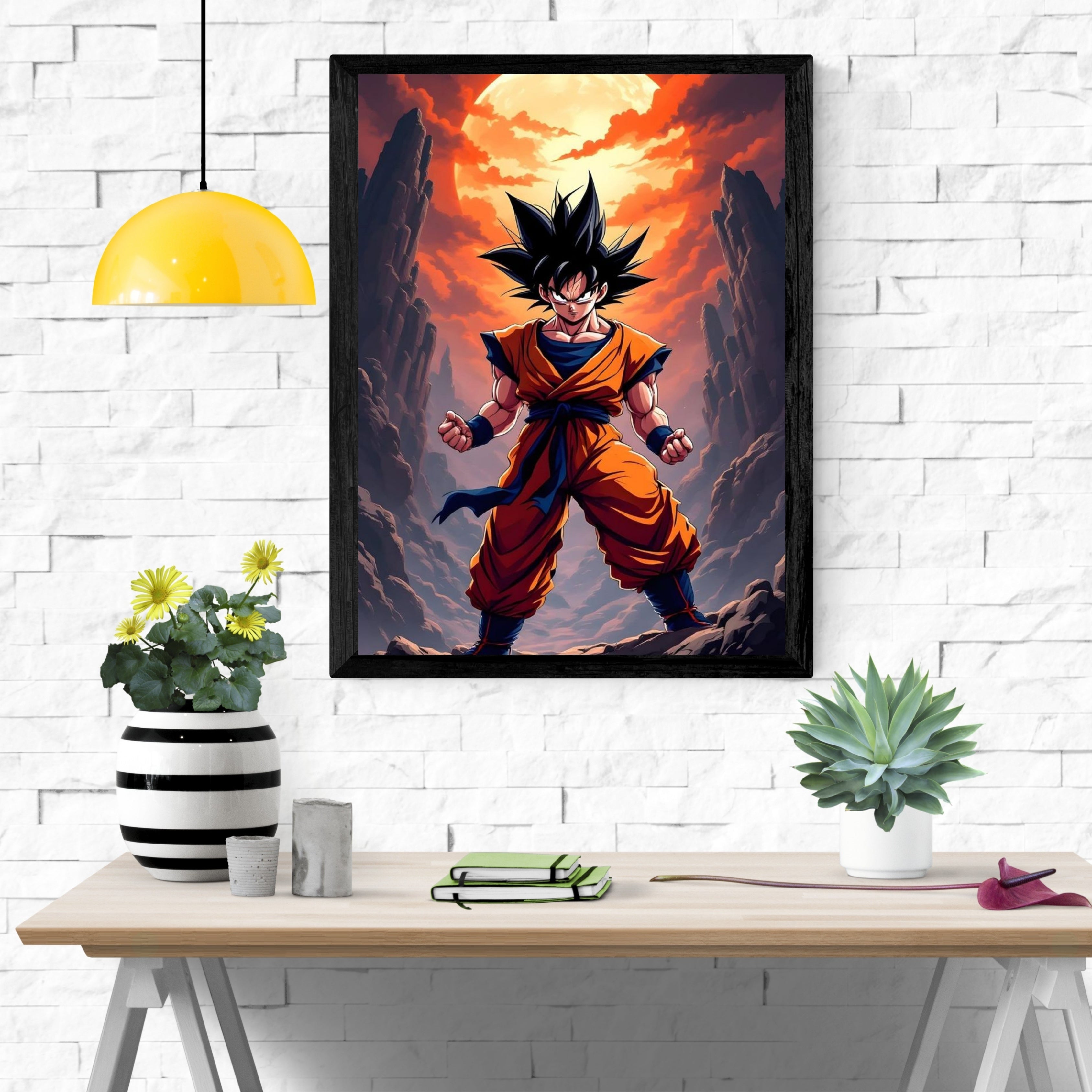 DRAGON BAll SON GOKU | Poster Frames HD Metal Print | (12 * 8 inch)