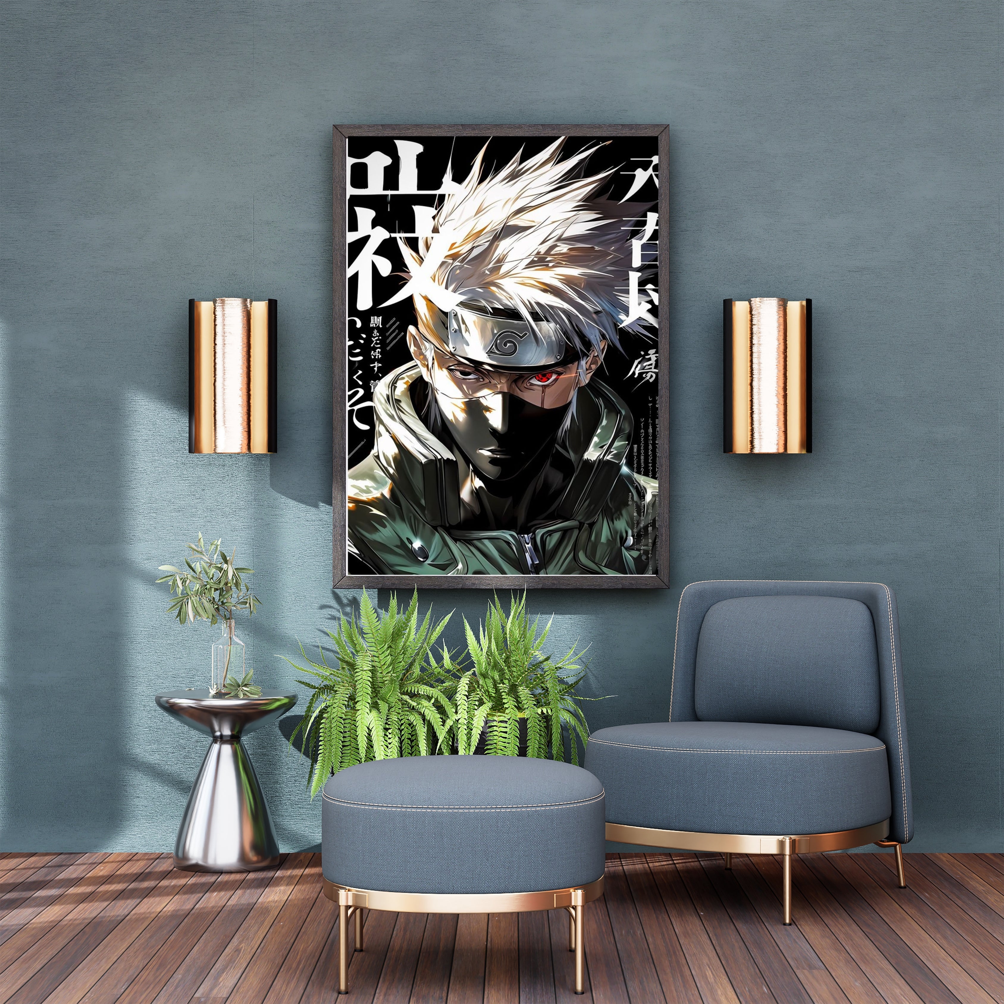 Kakashi Hatake |  Poster Frames HD Metal Print | A4 (12 * 8 inch)