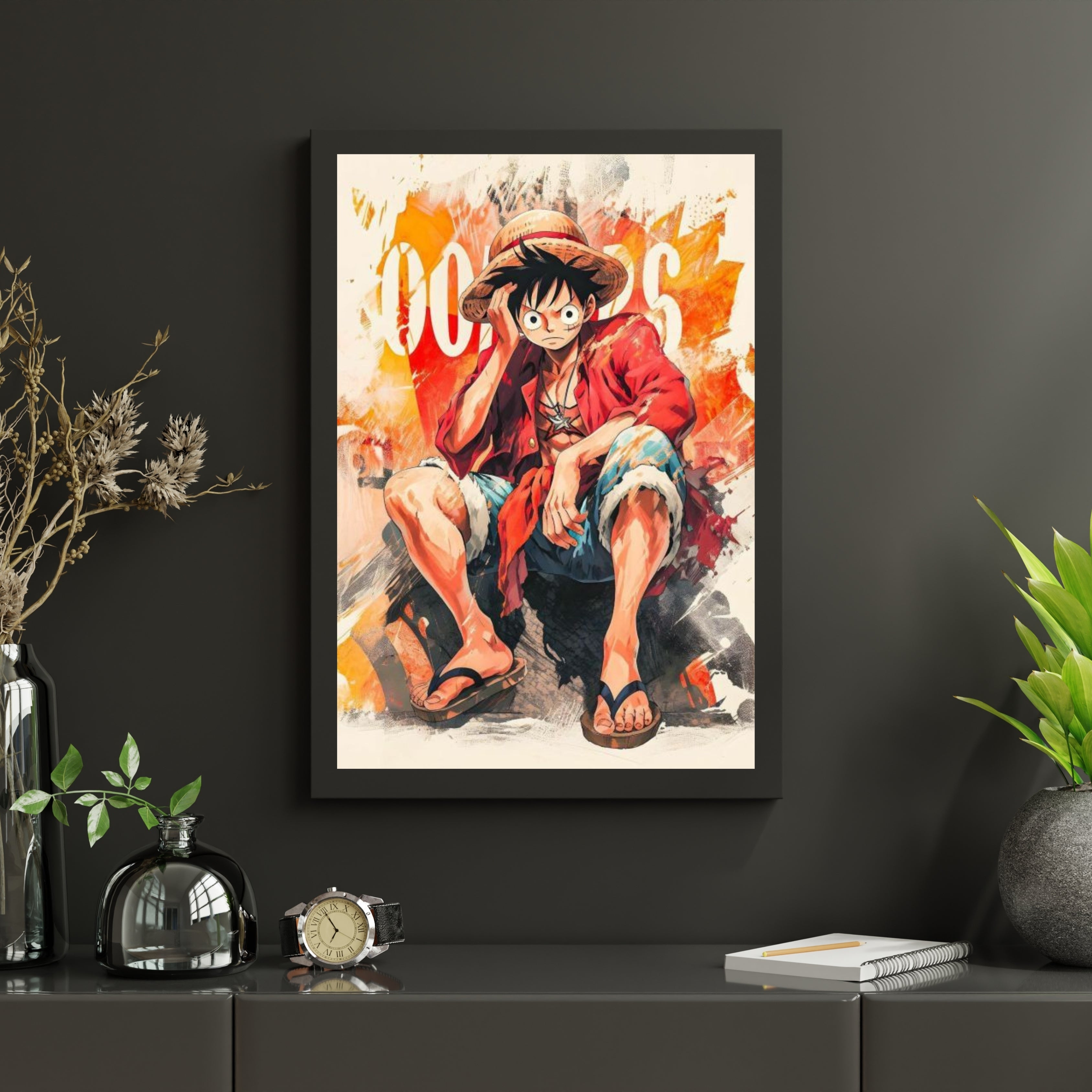 One Piece Anime | Poster Frames HD Metal Print | (12 * 8 inch)