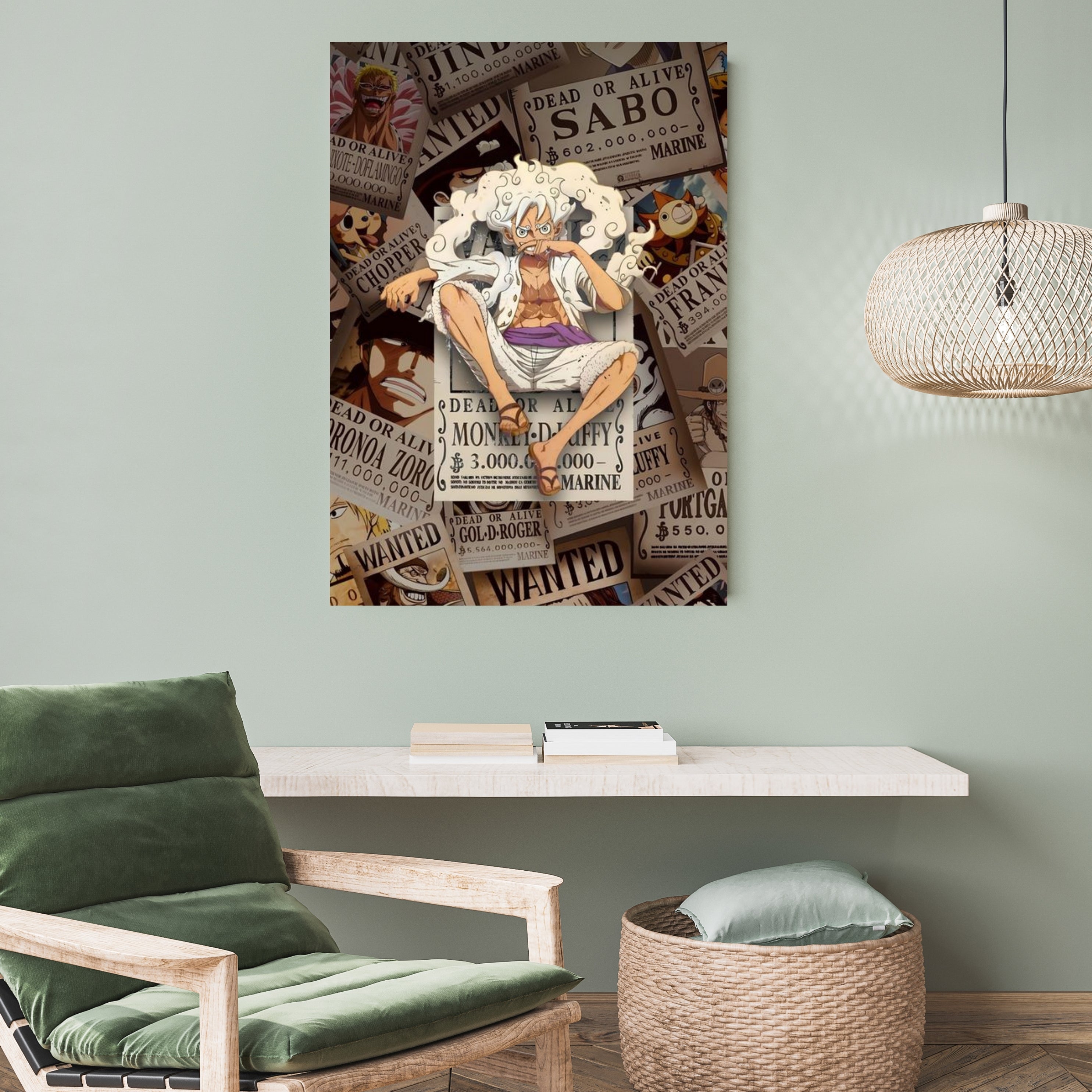 Monkey D. Luffy : | Poster Frames HD Metal Print | A4(12 * 8 inch)