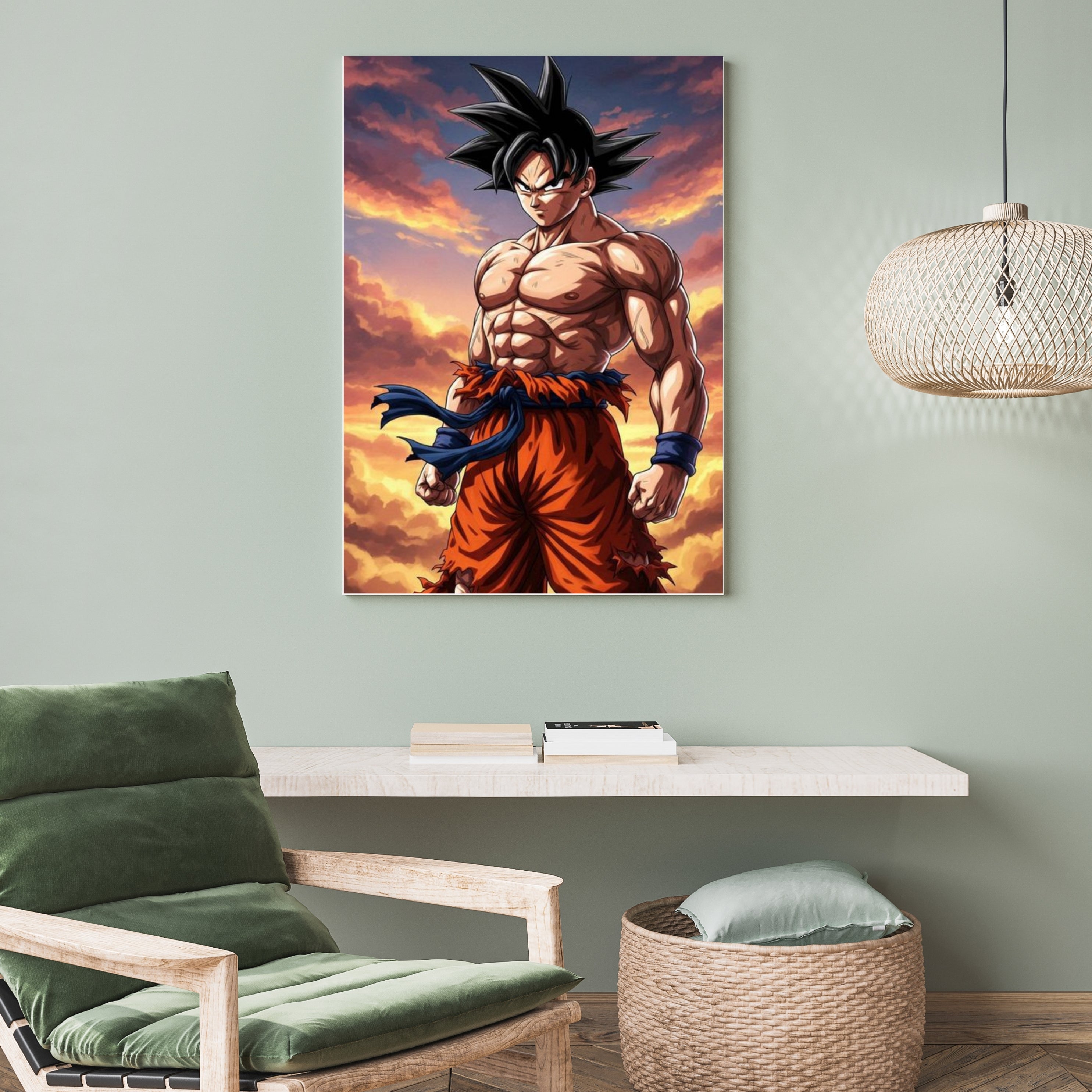 DRAGON BAll SON GOKU | Poster Frames HD Metal Print | A4(12 * 8 inch)