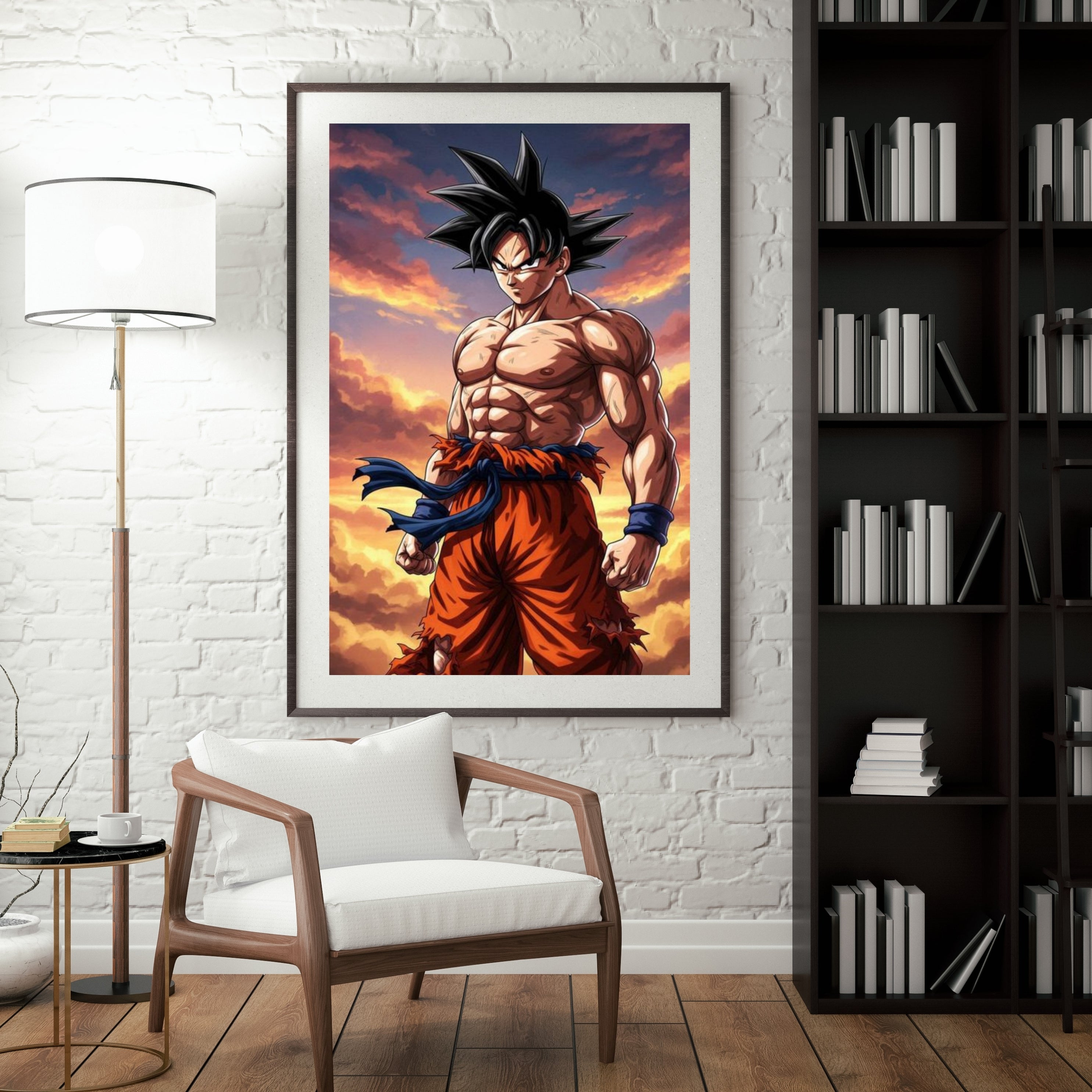 DRAGON BAll SON GOKU | Poster Frames HD Metal Print | A4(12 * 8 inch)