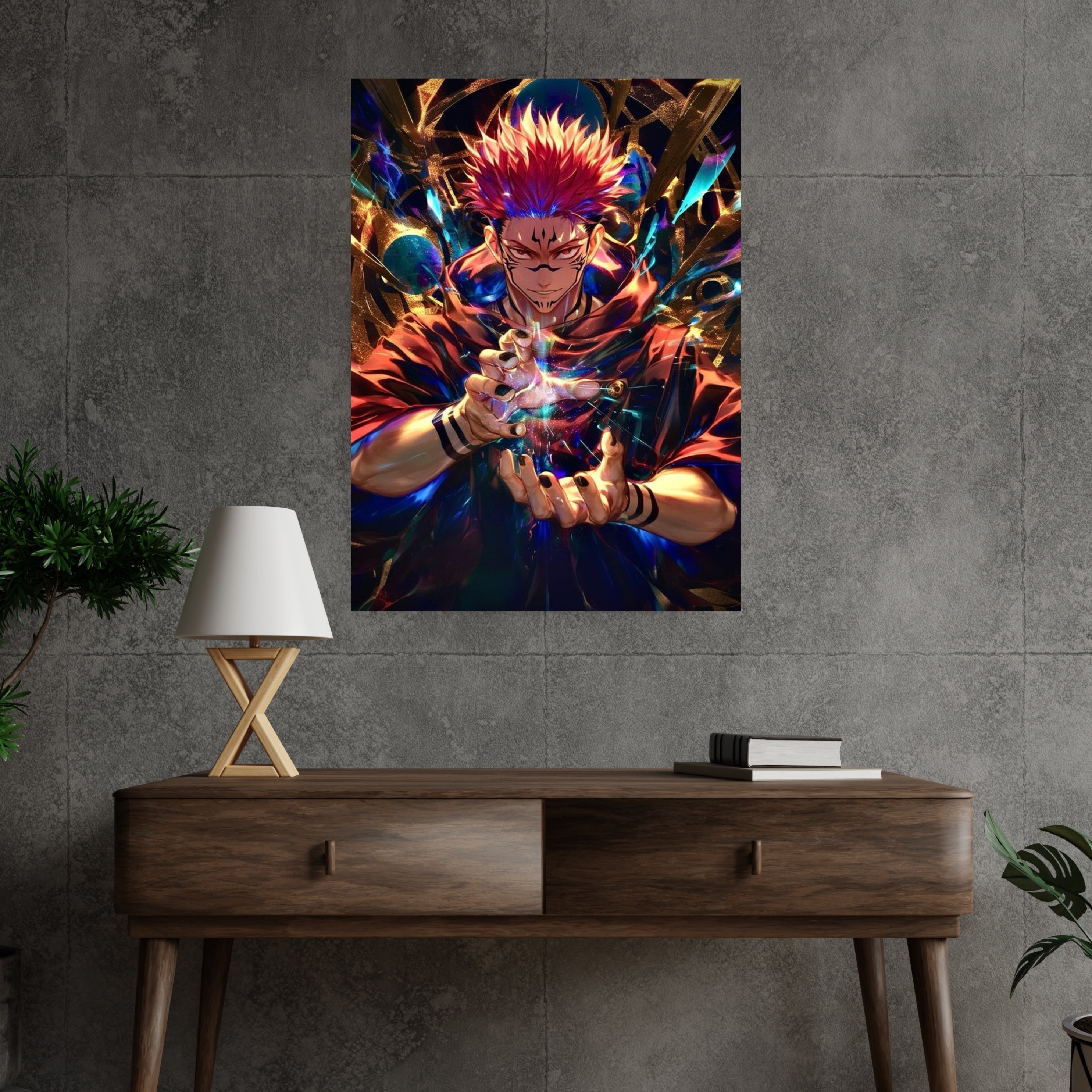 Ryomen Sukuna | Poster Frames HD Metal Print | A4 (12 * 8 inch)