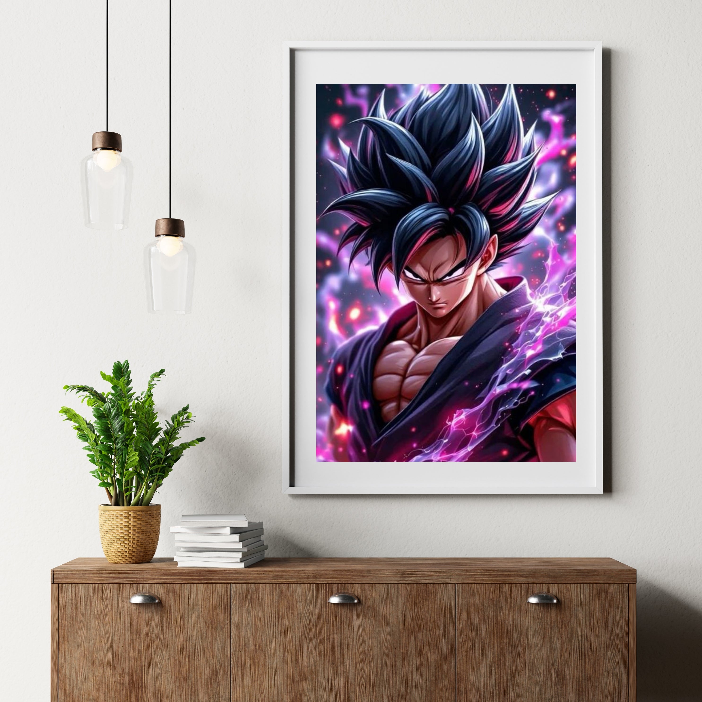 DRAGON BAll SON GOKU | Poster Frames HD Metal Print | A4(12 * 8 inch)