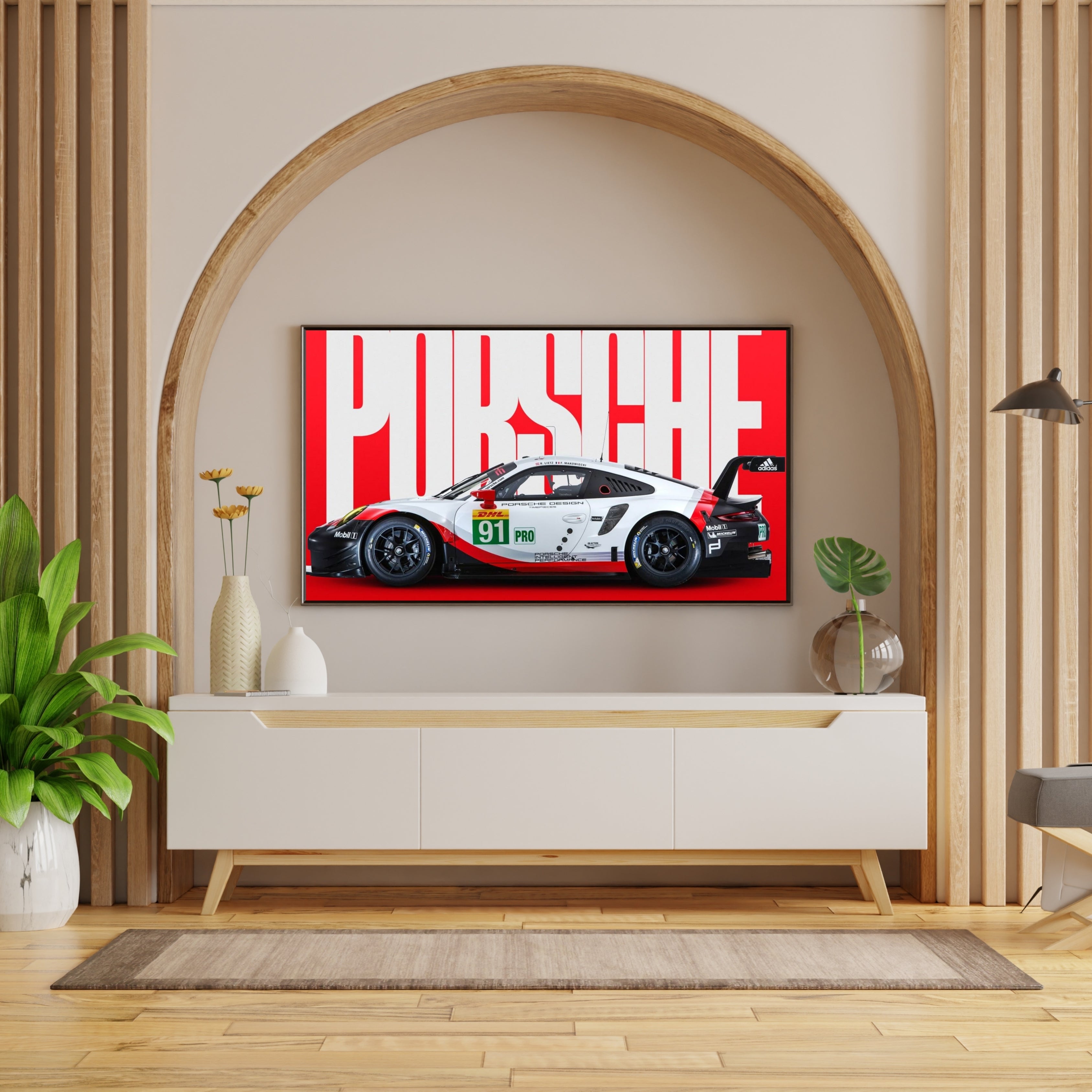 Porsche 911| Poster Frames HD Metal Print |  (24 * 12 inch)