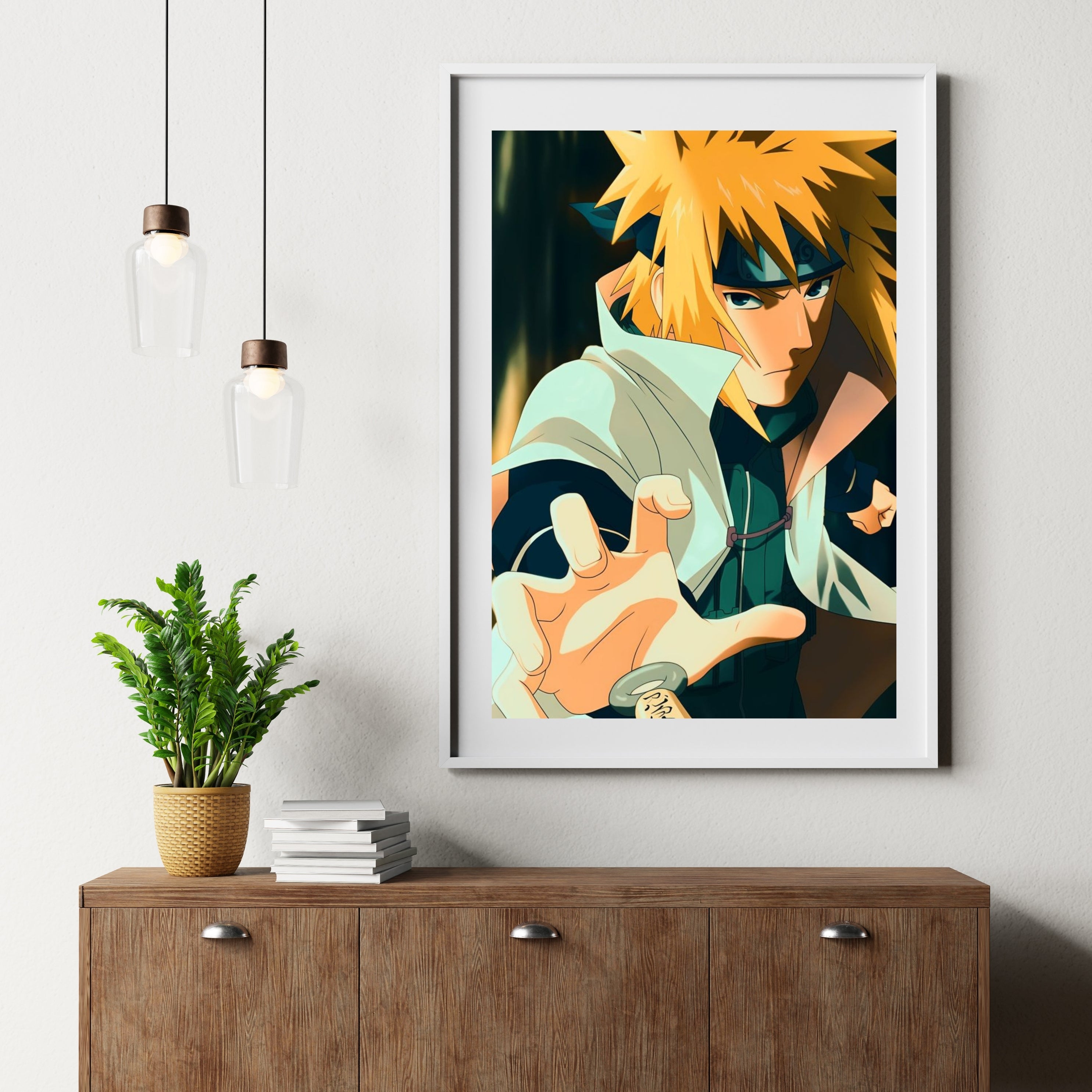 Minato Namikaze | Poster Frames HD Metal Print | A4 (12 * 8 inch)